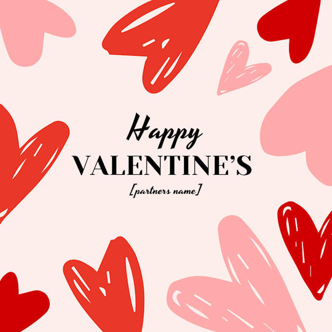 Gig Preview - Make custom valentine gif animation card