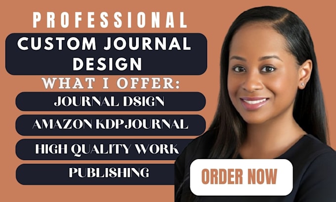 Gig Preview - Design workbook and journal create my journal kdp journal canva business journal