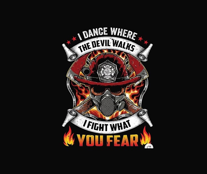 Gig Preview - Design high quality firefighter logo with fastest delivery