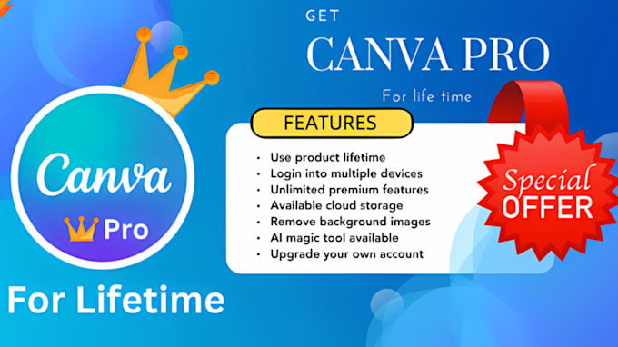 Gig Preview - Upgrade your canva account