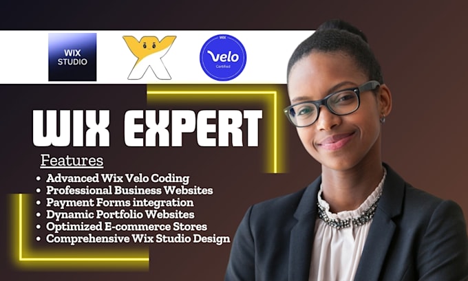 Gig Preview - Develop wix velo code business portfolio website wix ecommerce store wix studio