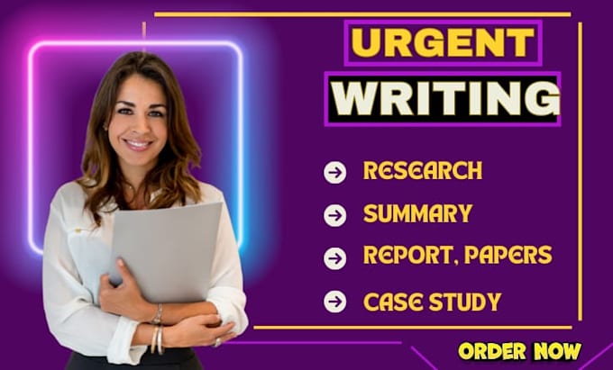 Gig Preview - Help you in essay writing, case study, report, research, assignment