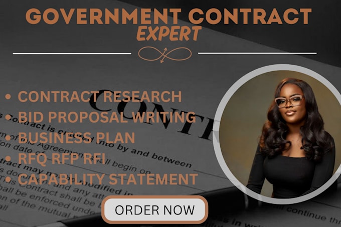 Bestseller - do government contract, contract research, bid proposal rfq,rfp,rfi