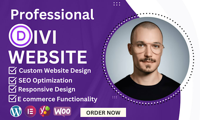 Gig Preview - Design divi wordpress website online store or landing page using divi theme