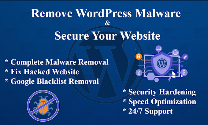 Bestseller - remove wordpress malware and secure your website