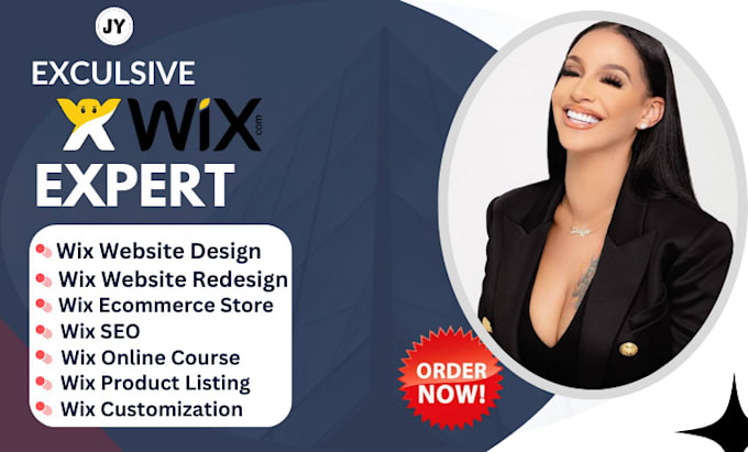 Gig Preview - Design wix website redesign wix website wix website design, redesign wix studio