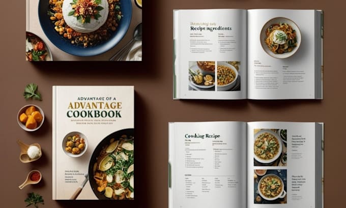 Gig Preview - Do cookbook formatting recipe food food nutrient cookbook design recipe manuals