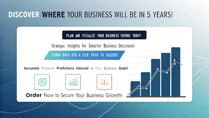 Gig Preview - Show you where your business will be in 5 years and how to grow it