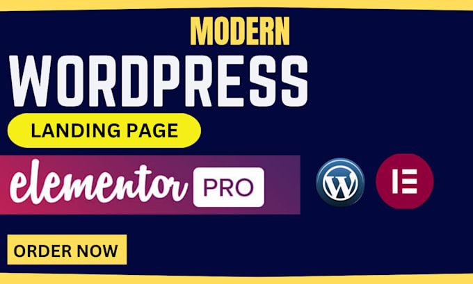 Gig Preview - Create high converting wordpress elementor landing page design sales page