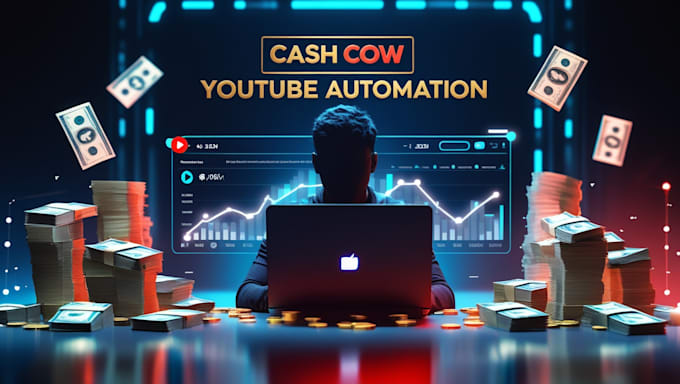 Gig Preview - Create setup viral profitable cash cow faceless youtube automation channel