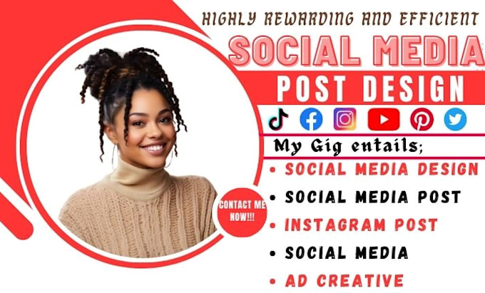 Gig Preview - Create eye catching social media posts for instagram and facebook content post