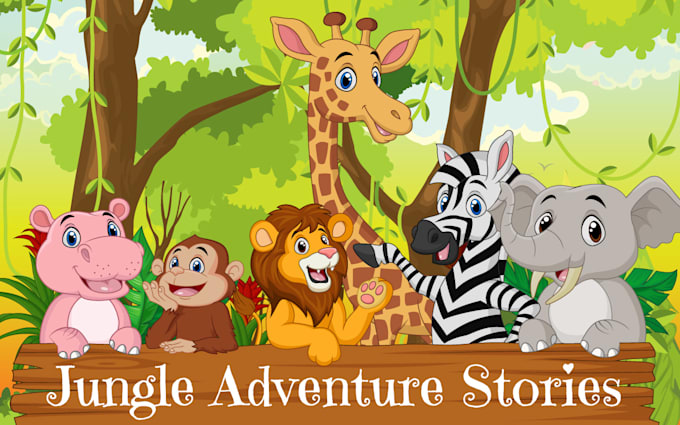 Gig Preview - Design cute children story book and children story illustrations