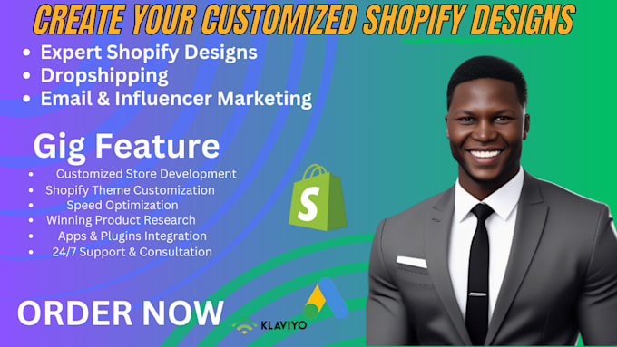 Gig Preview - Do expert shopify store design, redesign custom shopify store