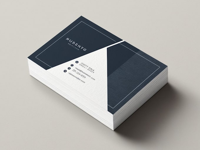 Gig Preview - Design professional business cards