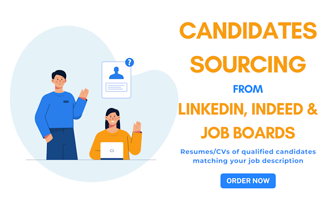 Gig Preview - Source candidate, linkedin search and provide resumes or cv