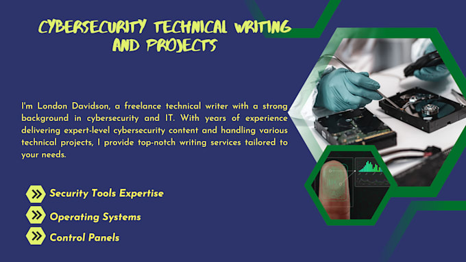 Gig Preview - Do cybersecurity technical writing and projects