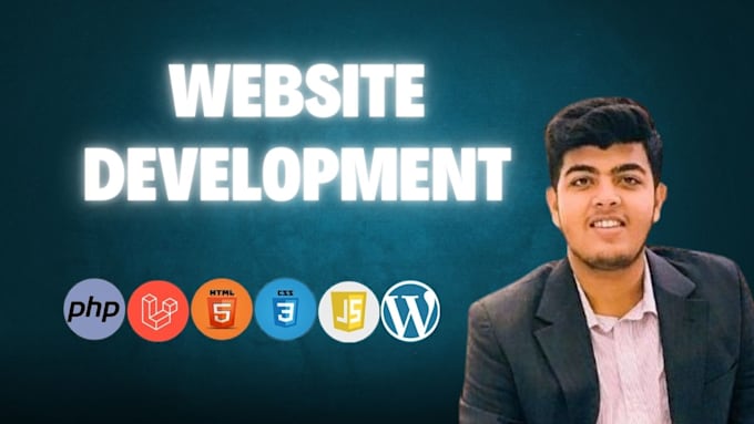 Gig Preview - Build or rebuild website development as full stack developer and website design