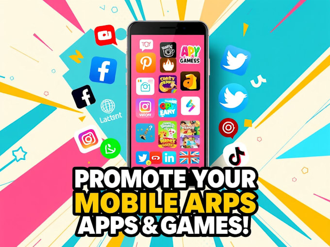 Gig Preview - Promote your mobile app or games to social media sites