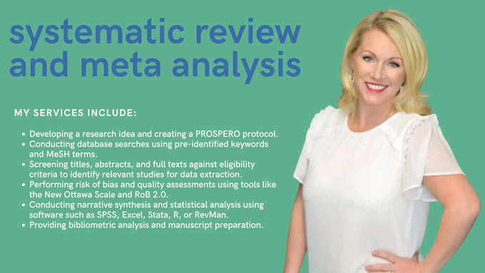 Gig Preview - Conduct a comprehensive systematic review and meta analysis