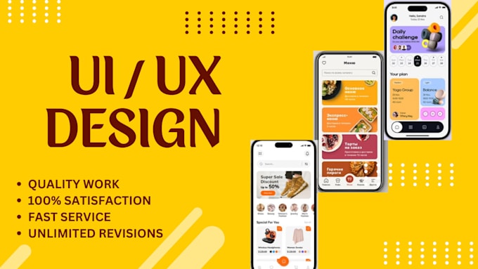 Bestseller - do mobile app web app website UI UX design in figma