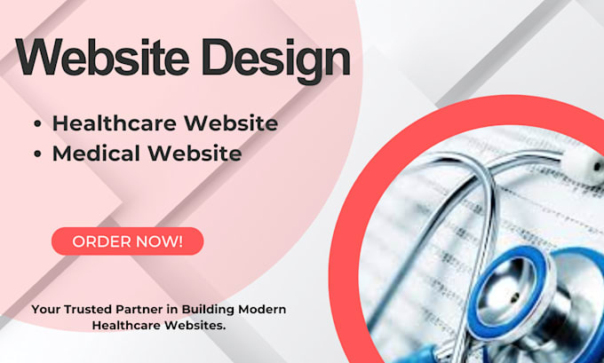 Gig Preview - Design healthcare, medical website using wordpress