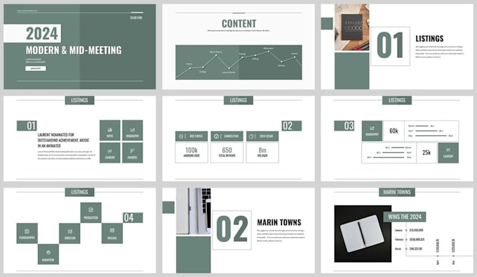 Gig Preview - Create animated and interactive powerpoint templates