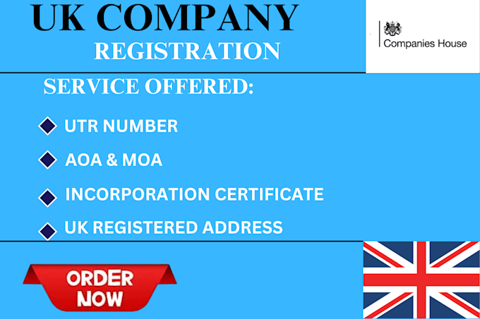 Gig Preview - Do uk company registration with office address