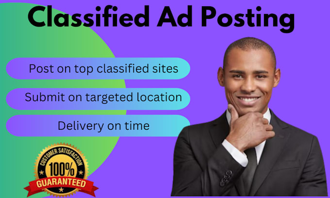 Gig Preview - Post classified ads on top classified ad posting sites