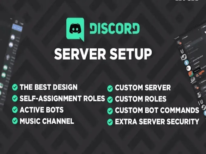 Gig Preview - Setup, create, customize a discord server for you