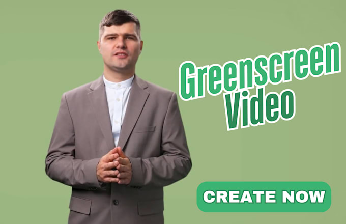 Gig Preview - Make greenscreen ugc ai spokesperson explainer video content