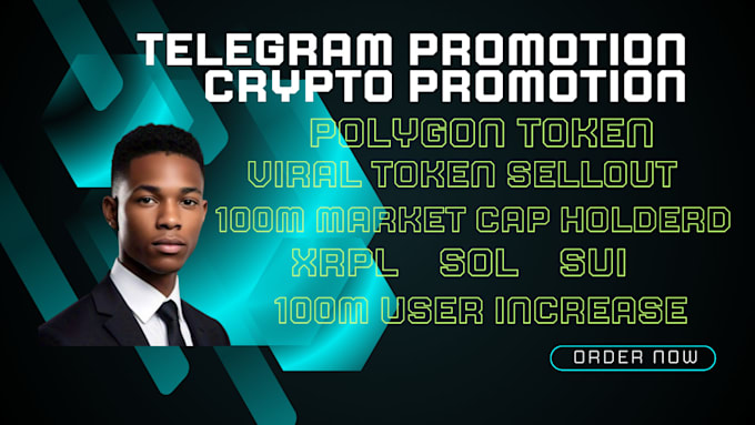 Gig Preview - Pump, hype polygon, xrpl, sol, sui, token promotion to 100m crypto users