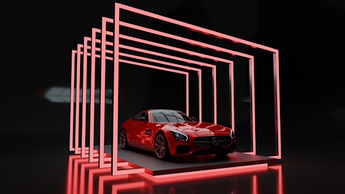 Gig Preview - Create a well design 3d showroom showcasing your automobile space