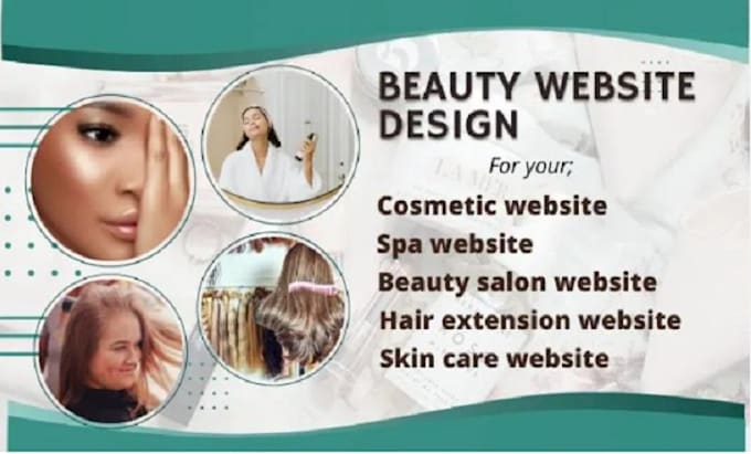 Gig Preview - Create websites for salons, spas, cosmetics, and beauty