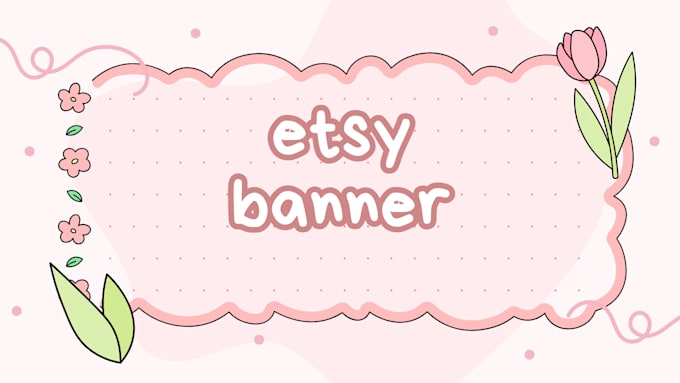 Gig Preview - Design etsy shop banner, etsy icon, cover, and logo design