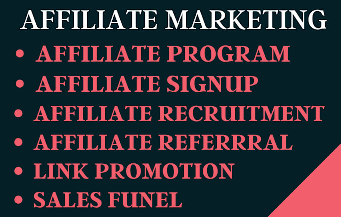 Gig Preview - Clickbank affiliate link promotion affiliate signup referral link promotion