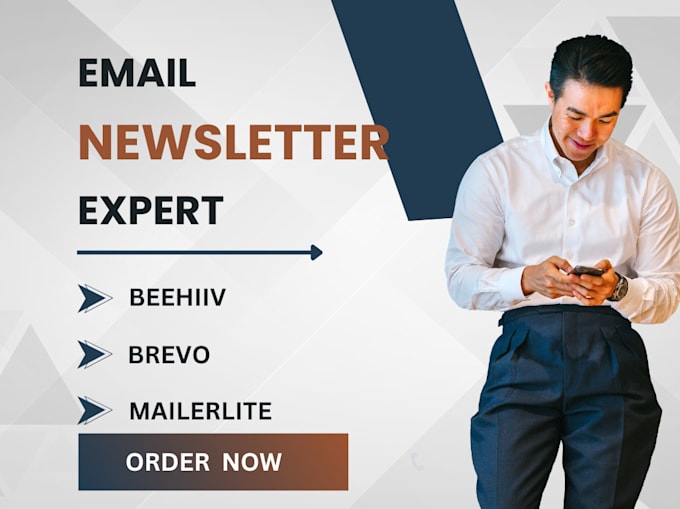 Gig Preview - Beehiiv newsletter, brevo email newsletter, landing page for beehiiv expert