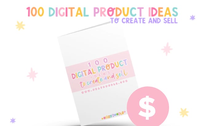 Gig Preview - Get 100 digital product ideas ebook