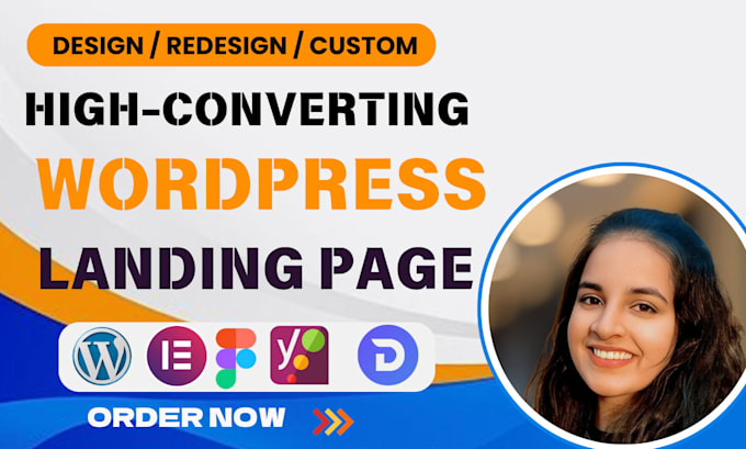 Gig Preview - Create responsive wordpress landing page, ecommerce landing website maintenance