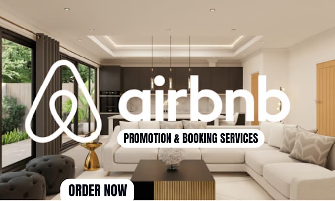 Gig Preview - Do airbnb promotion, booking services