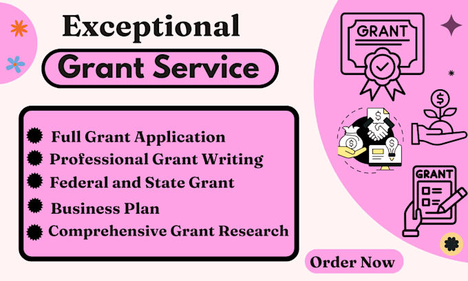 Gig Preview - Expertly write your grant proposal, research, and application