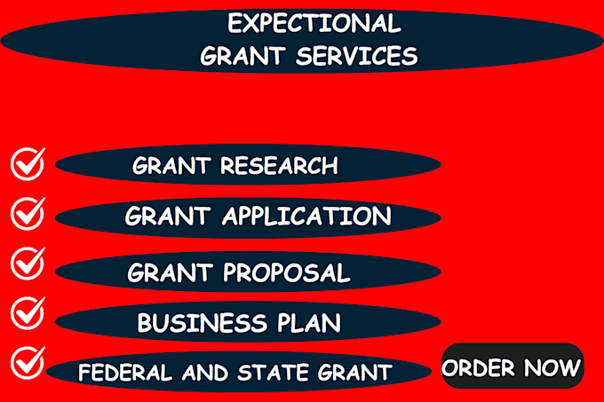 Gig Preview - Write grant proposal grant application research pitch deck business plan