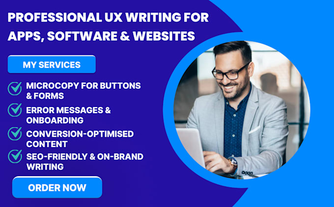 Gig Preview - Do a UX writing for your app software and website