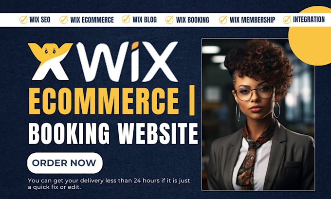 Bestseller - setup wix blog wix membership wix booking wix seo wix ecommerce website wix site