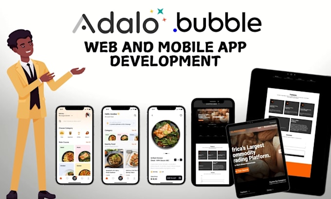 Gig Preview - Develop bubble io adalo buildfire glide website mvp saas mobile web app design