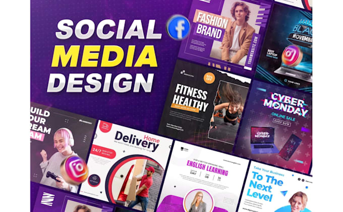 Gig Preview - Do social media post fb linkedin instagram post design ads banner flyer poster