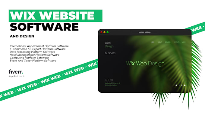 Bestseller - make web software and design based on wix