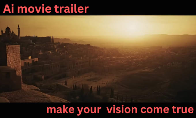 Gig Preview - Create 4k captivating ai generated movie trailer and short film