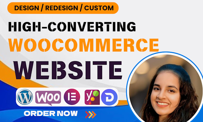 Gig Preview - Build custom woocommerce website, wordpress landing page design for ecommerce