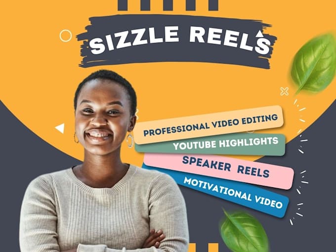 Gig Preview - Edit sizzle reals demo, highlight video for  public speakers