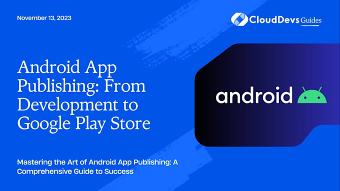 Gig Preview - Publish your android app on google play store